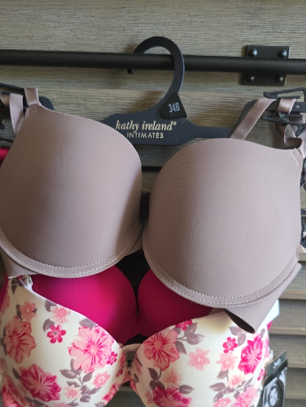 kathy ireland Seamless Molded Bra in Taupe